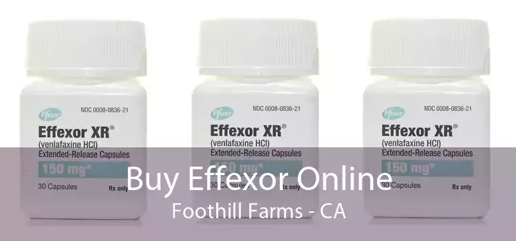 Buy Effexor Online Foothill Farms - CA